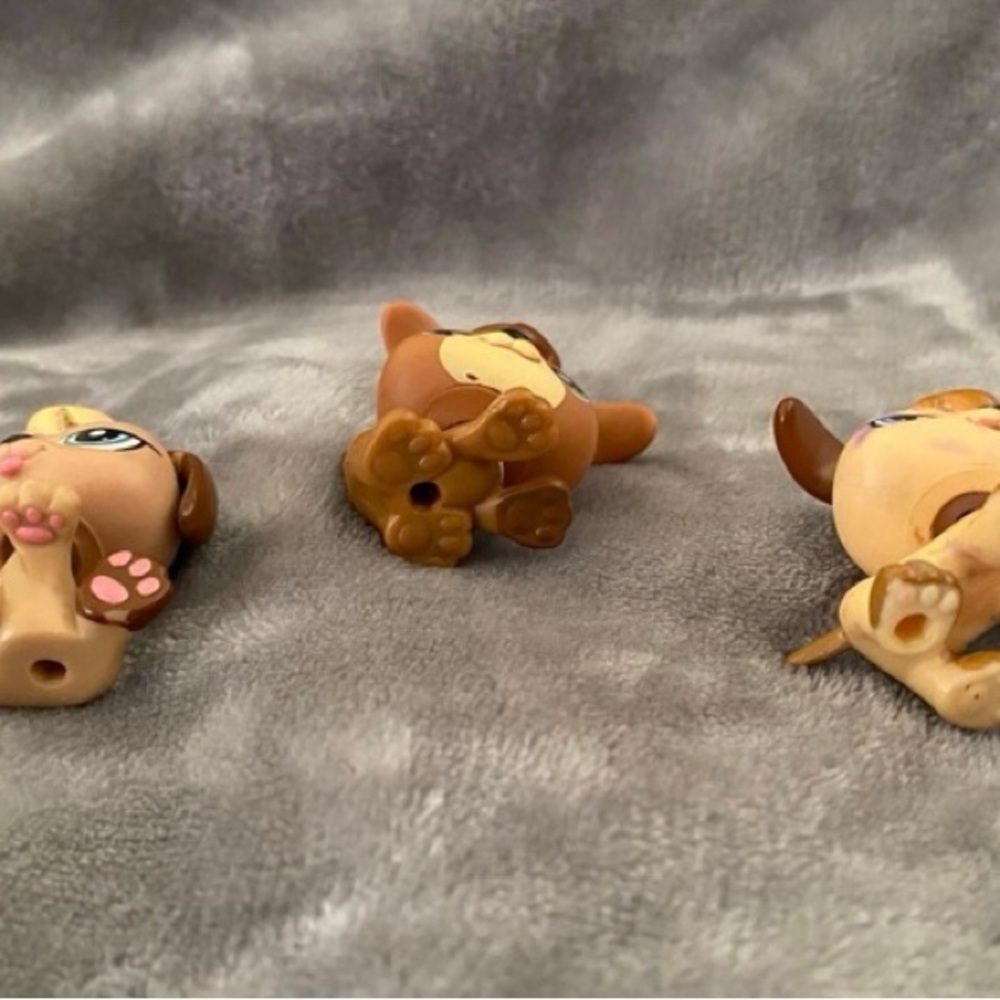 LPS Puppy Triplets w/Pet House accessory #1338 #1339 1340 - Picture 12 of 12